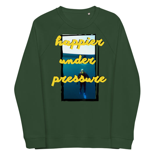 sudadera buceadores happier under pressure