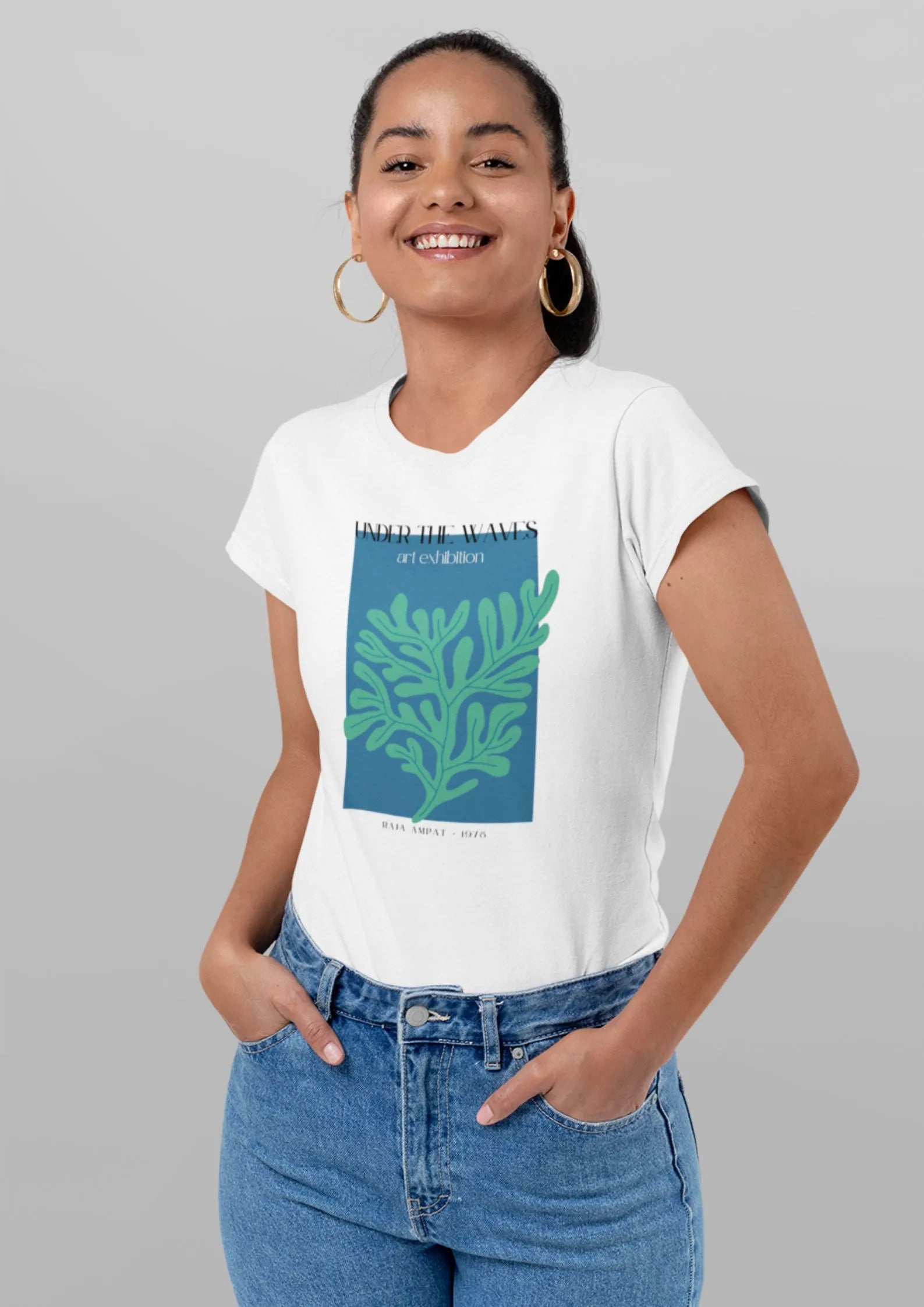 camiseta mujer raja ampat algodón orgánico