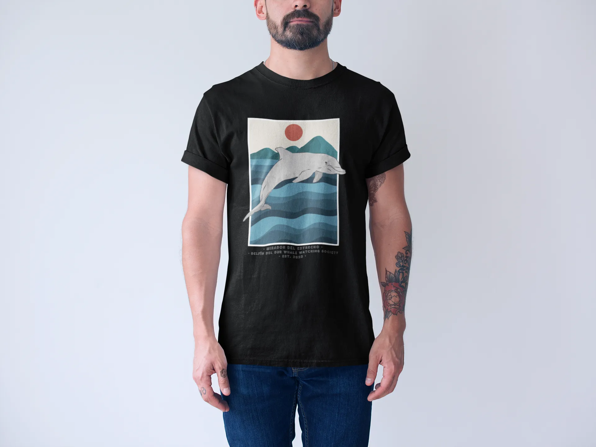 Camiseta delfín del sur