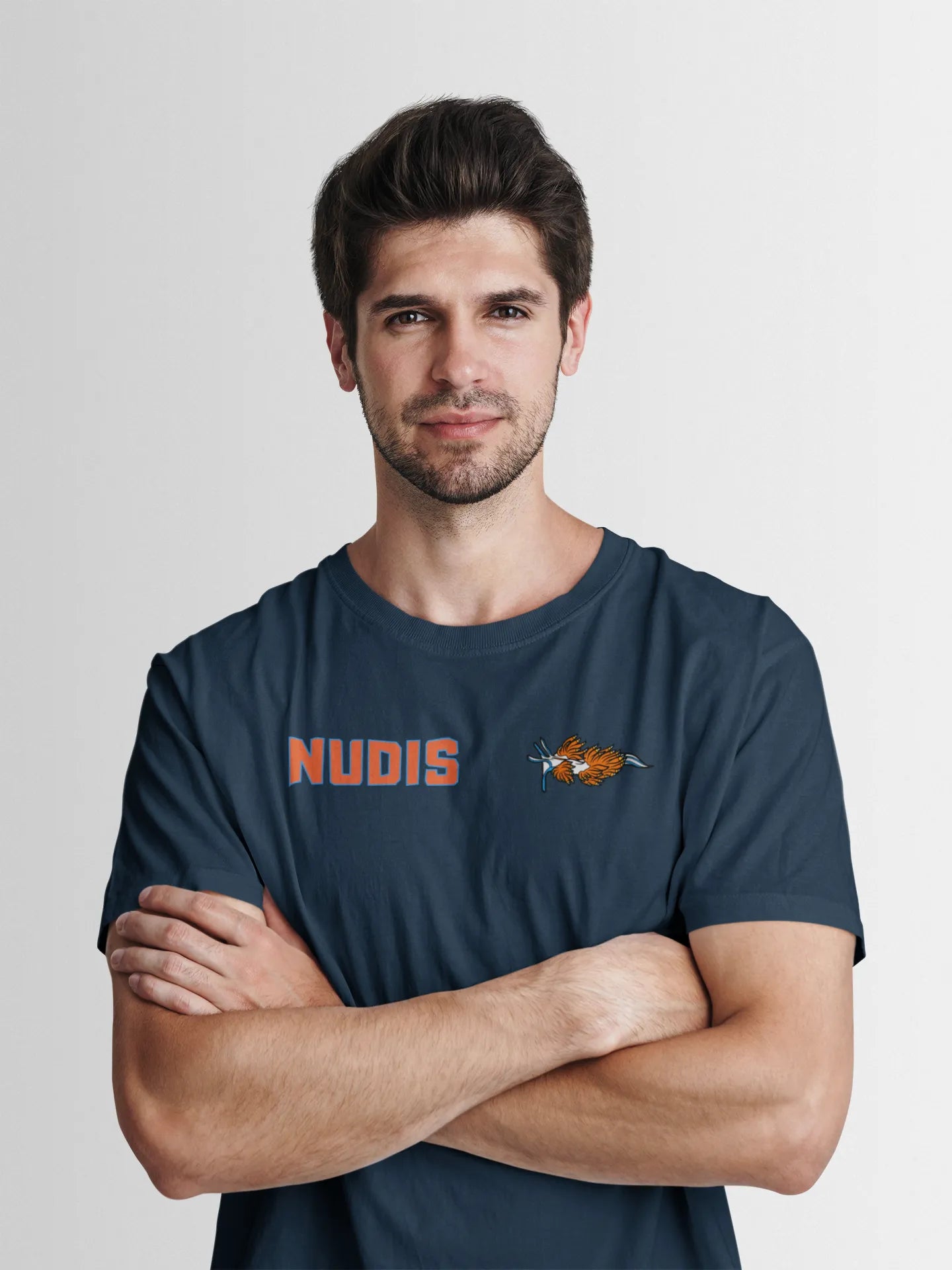 camiseta hombre nudibranquio