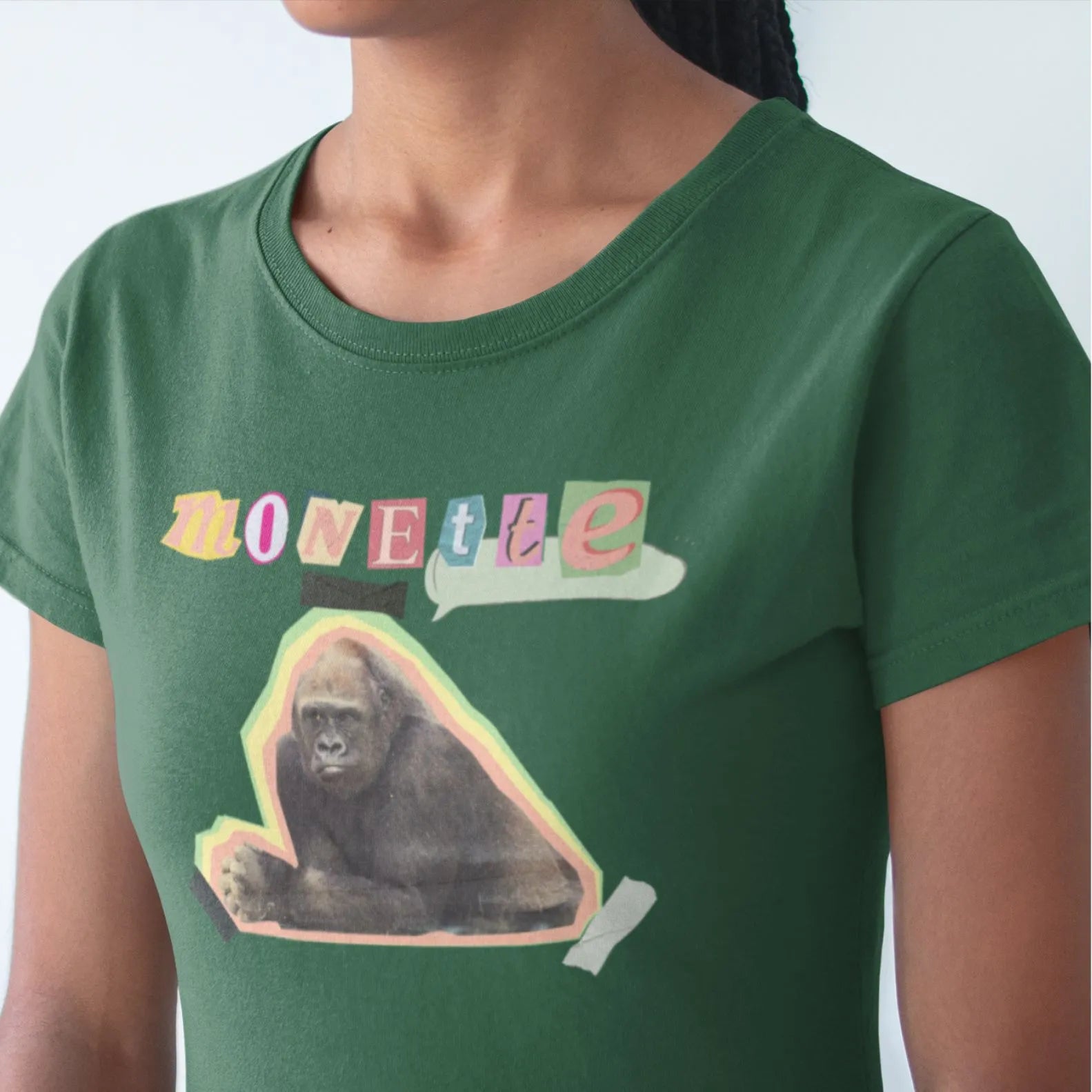 camiseta gorila monette mujer