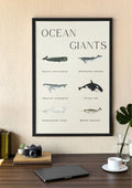 poster cetáceos ocean giants
