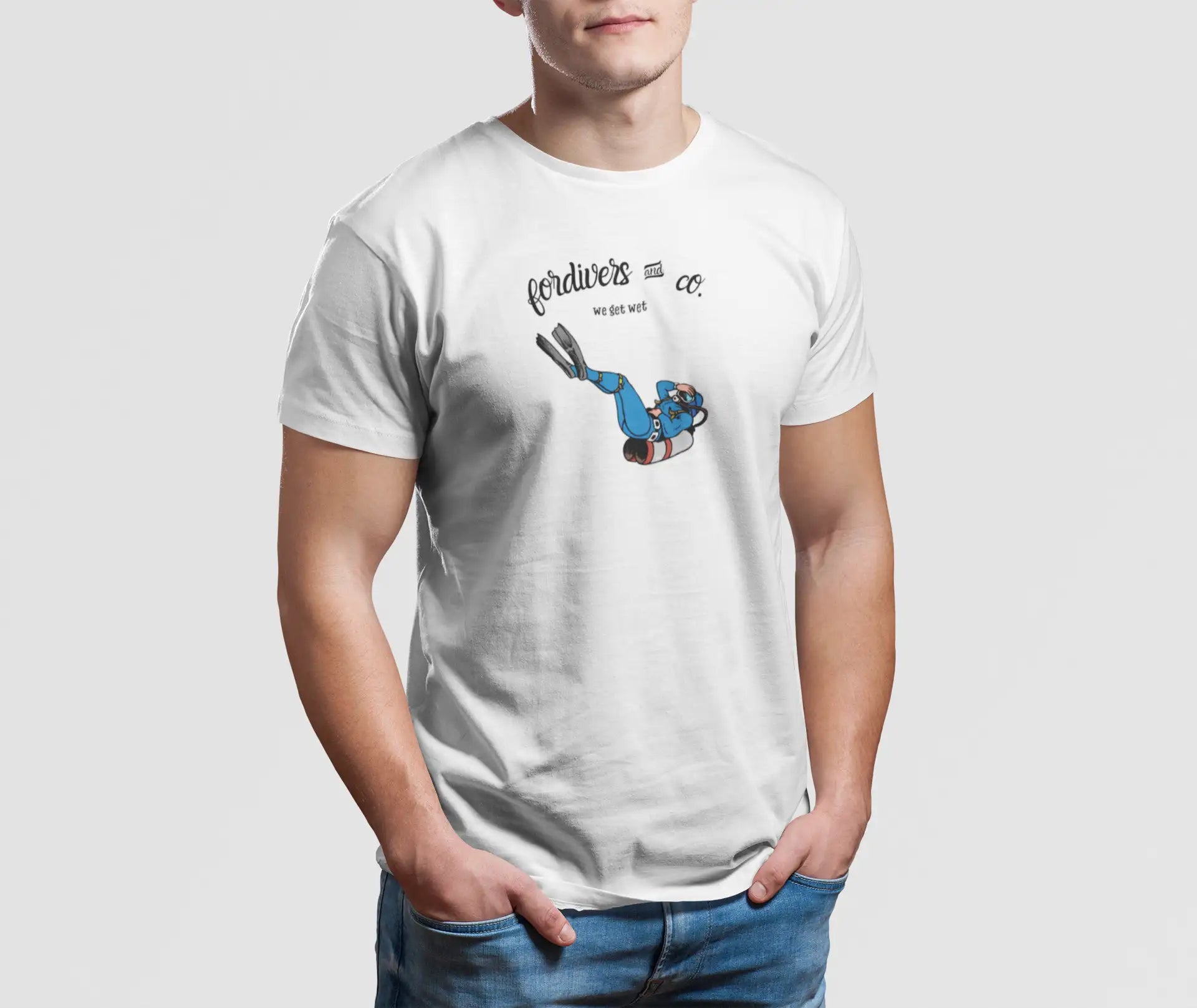 camiseta para buceadores