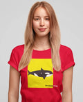 camiseta orca mujer