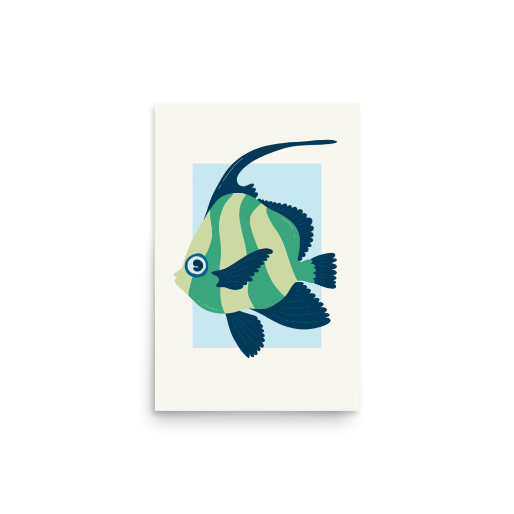 poster infantil pez