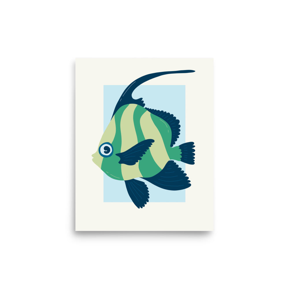 poster infantil pez
