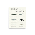 poster ballenas ocean giants