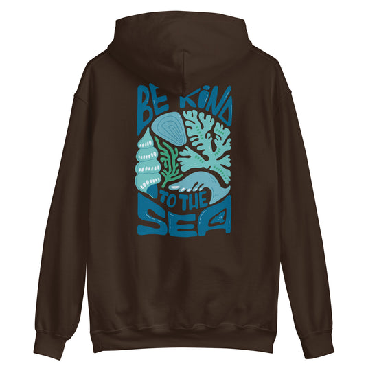 hoodie be kind to the sea