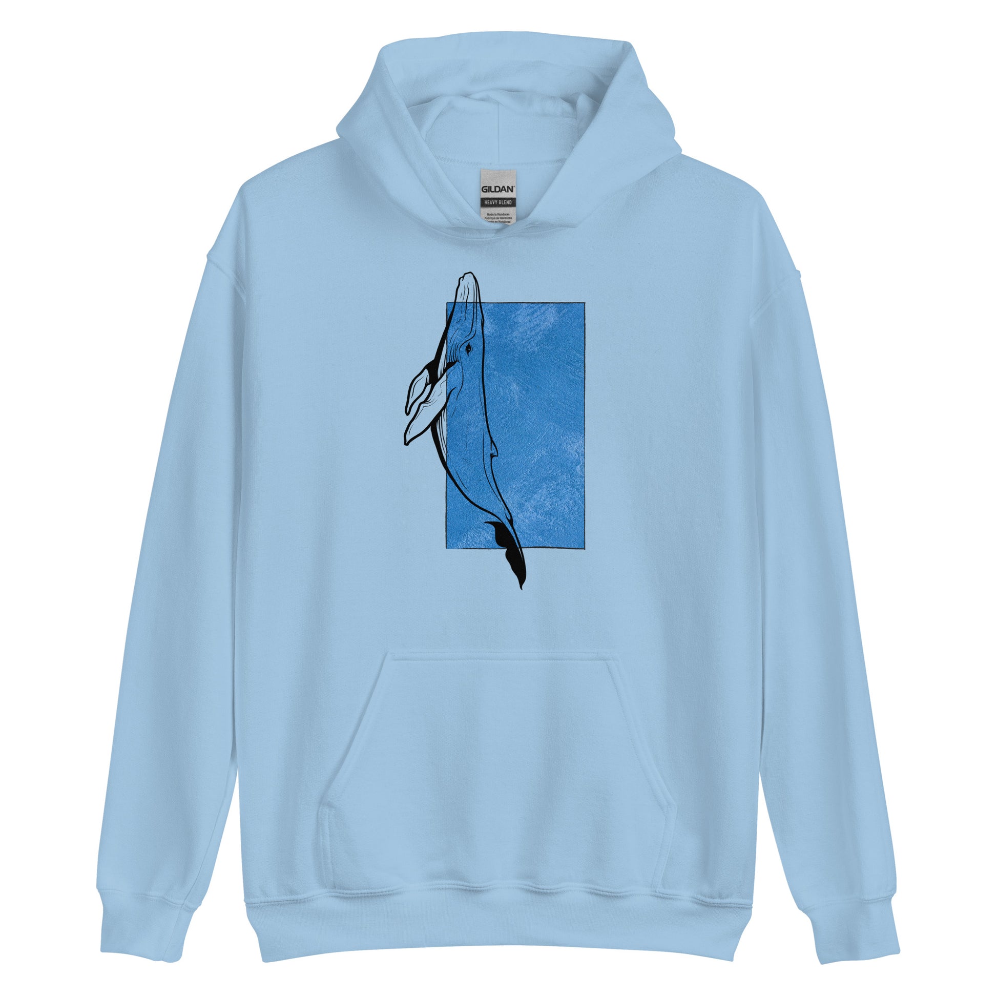 hoodie ballena azul