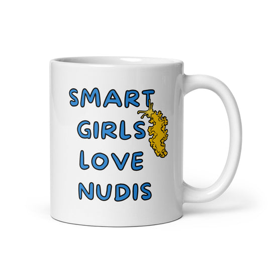 Taza nudibranquios smart girls love nudis