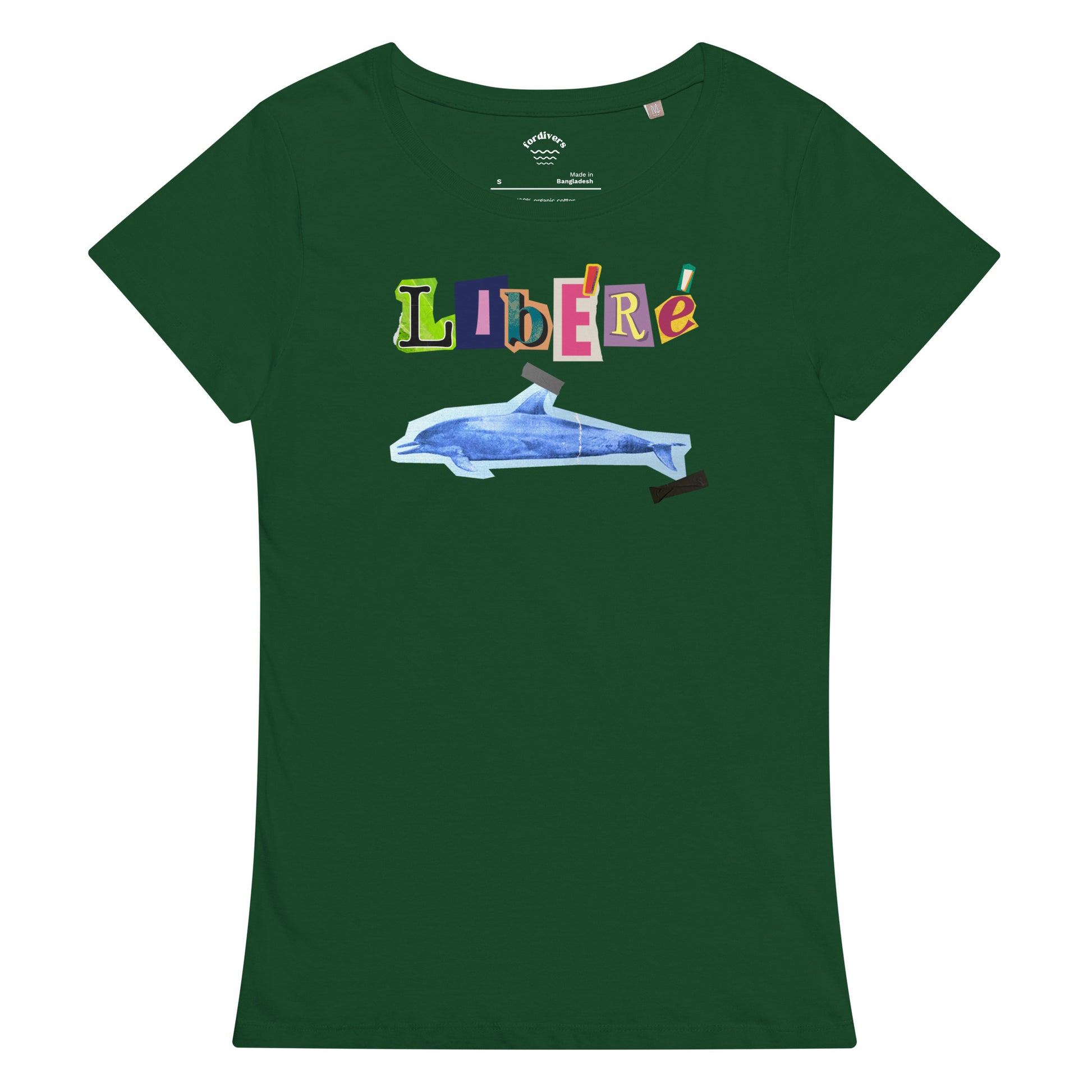 camiseta mujer delfín