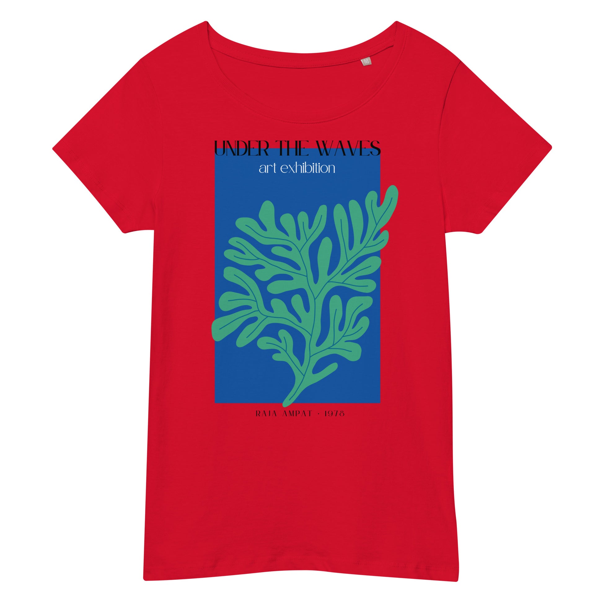 camiseta mujer algodón orgánico raja ampat