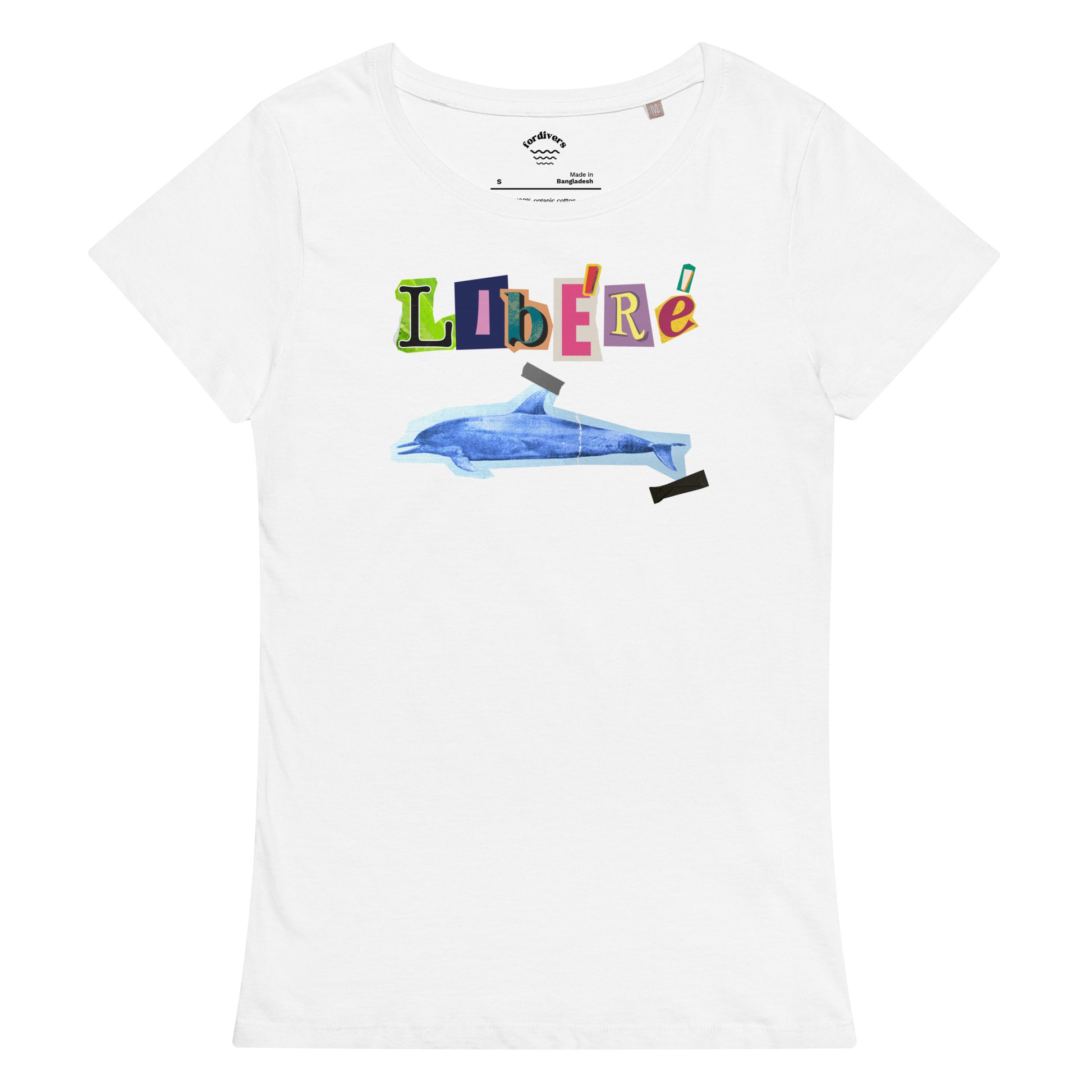 camiseta mujer delfín