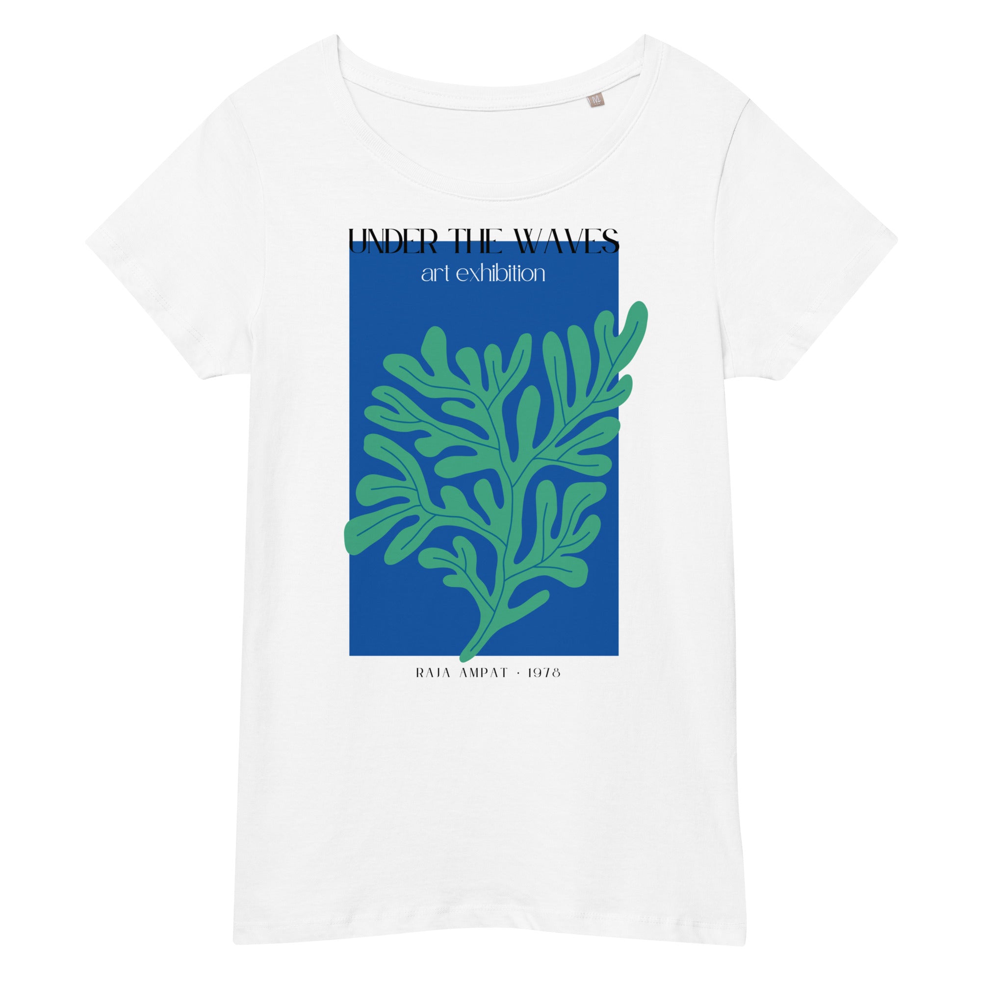 camiseta mujer algodón orgánico raja ampat