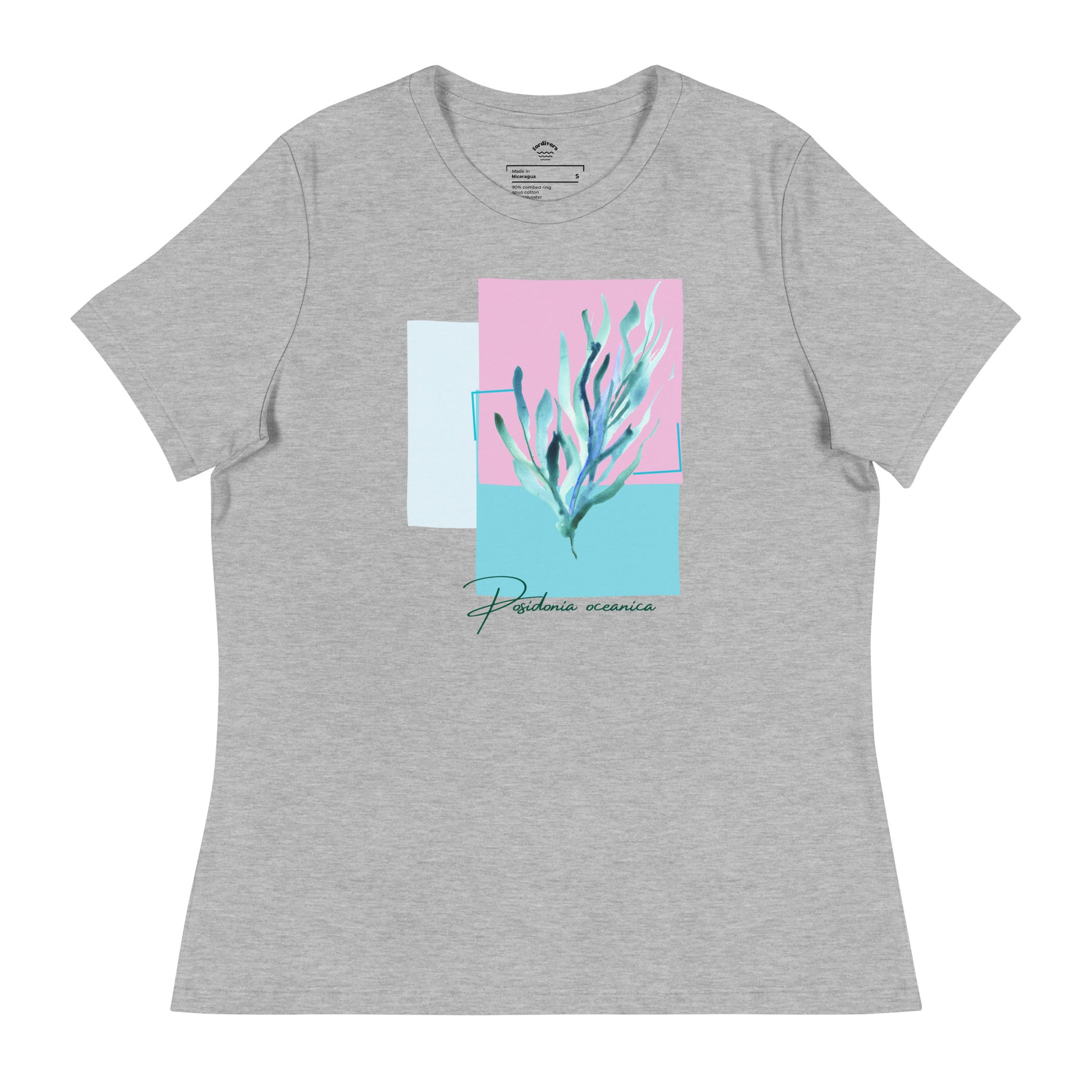 camiseta posidonia oceanica mujer