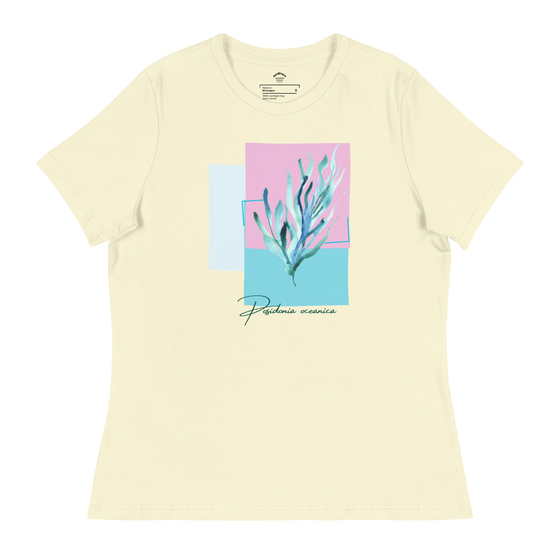 camiseta posidonia oceanica mujer