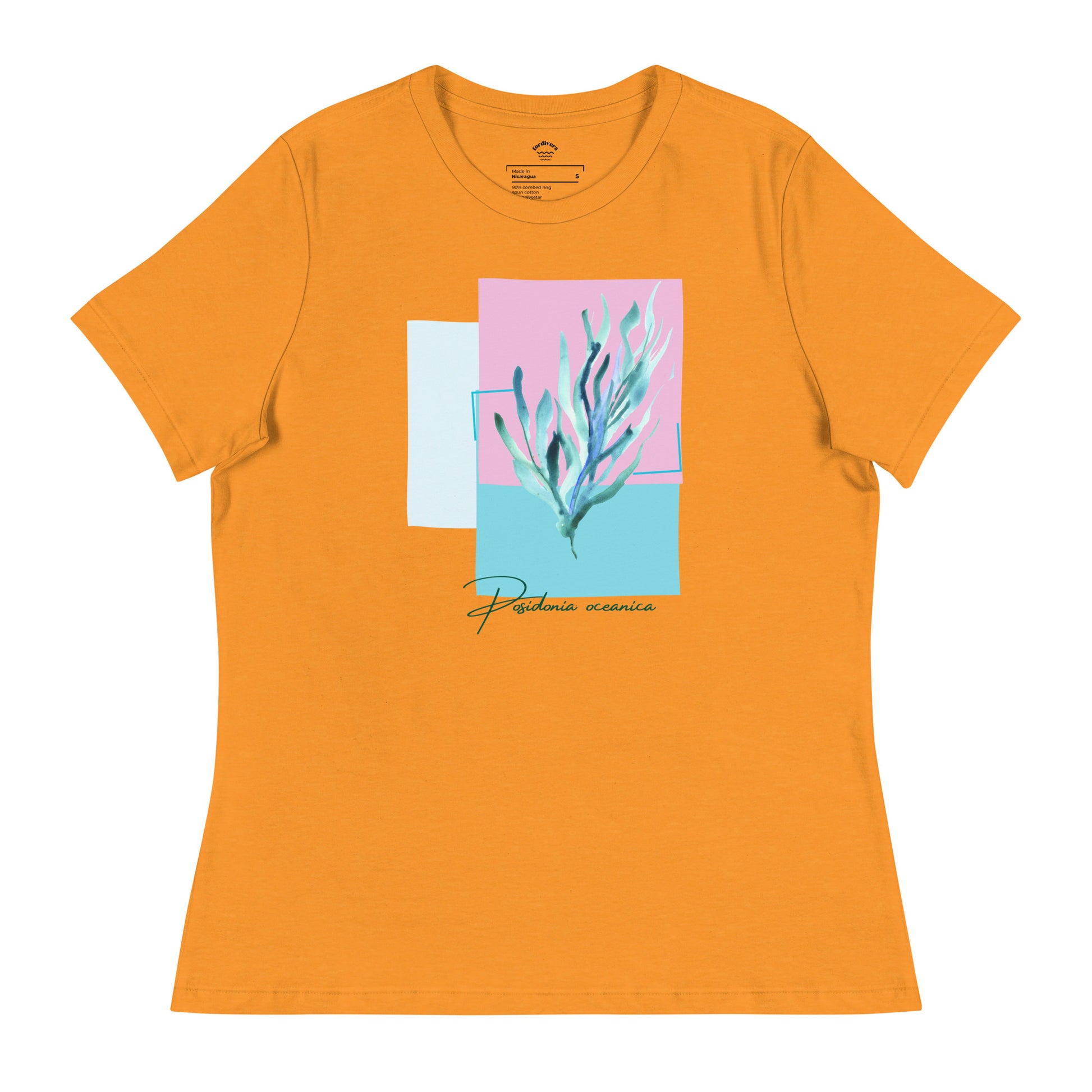 camiseta posidonia oceanica mujer