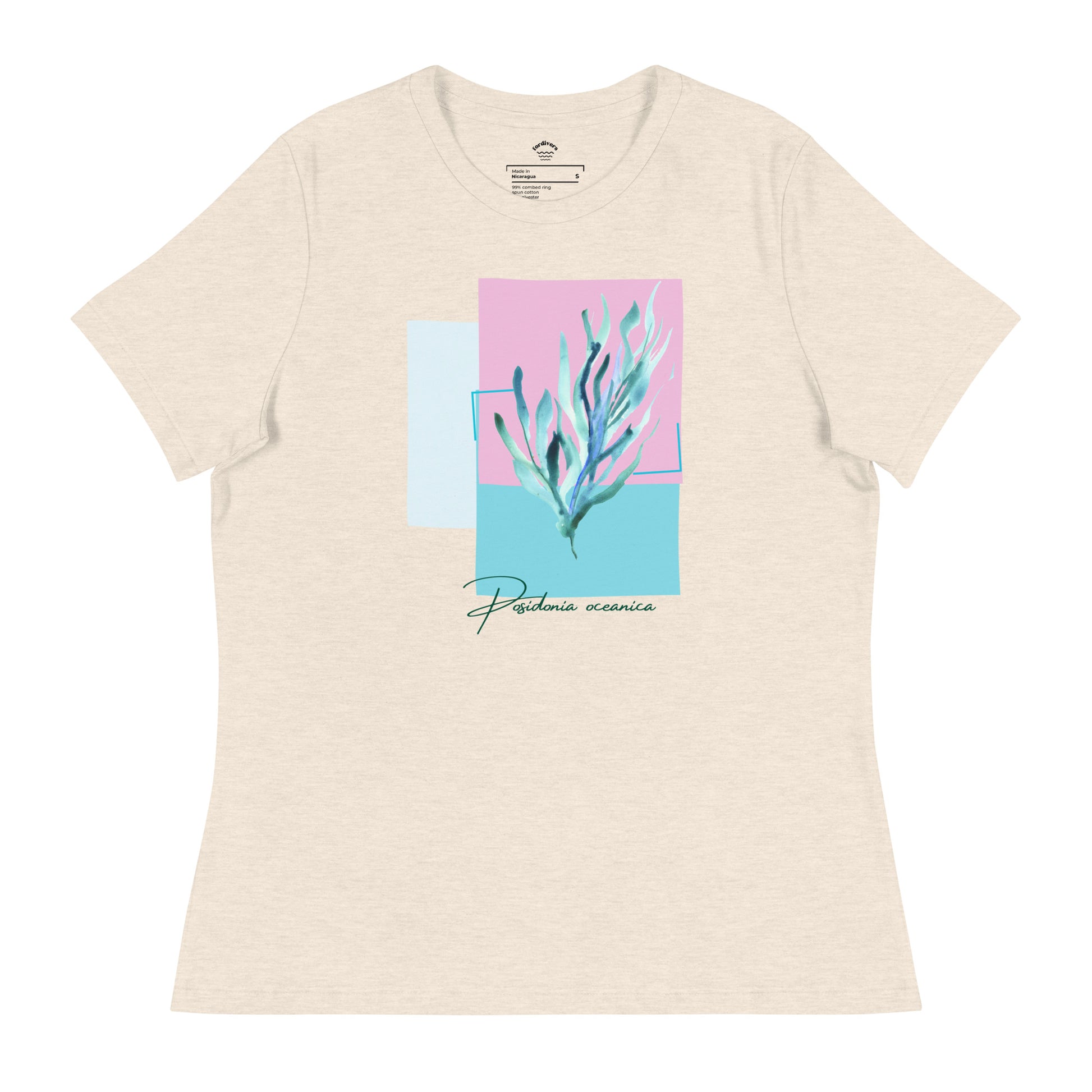 camiseta posidonia oceanica mujer