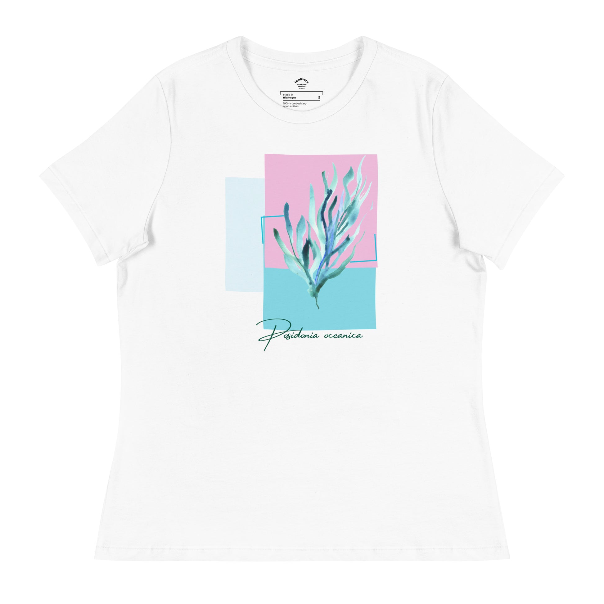 camiseta posidonia oceanica mujer