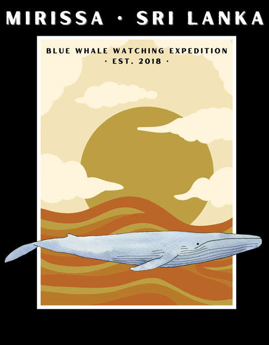 Blue Whale Sweatshirt Mirissa Sri Lanka