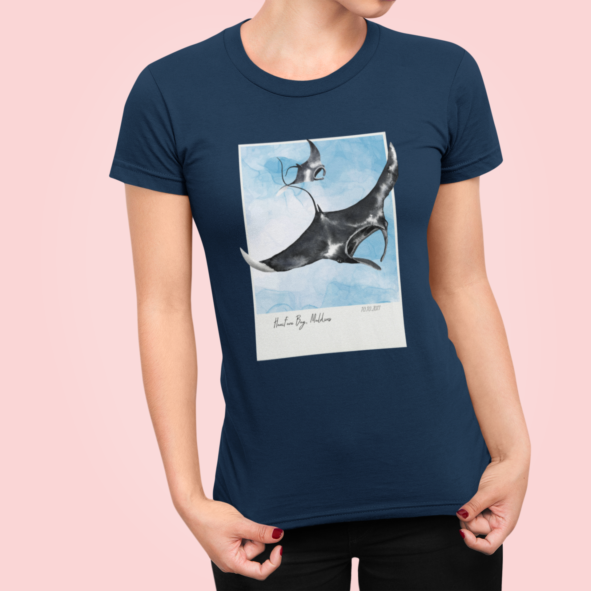 manta ray t-shirt for woman