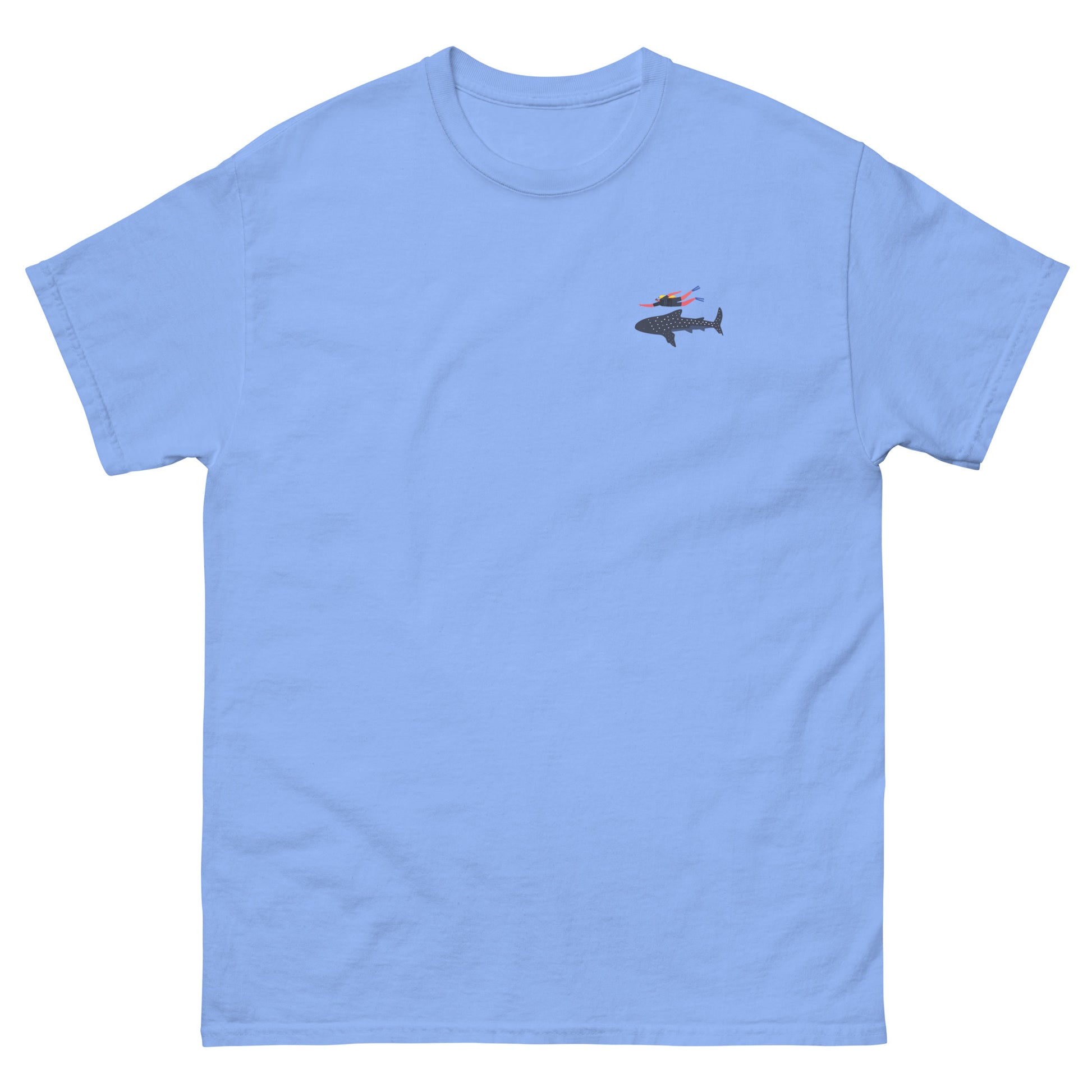 camiseta buceo tiburón ballena