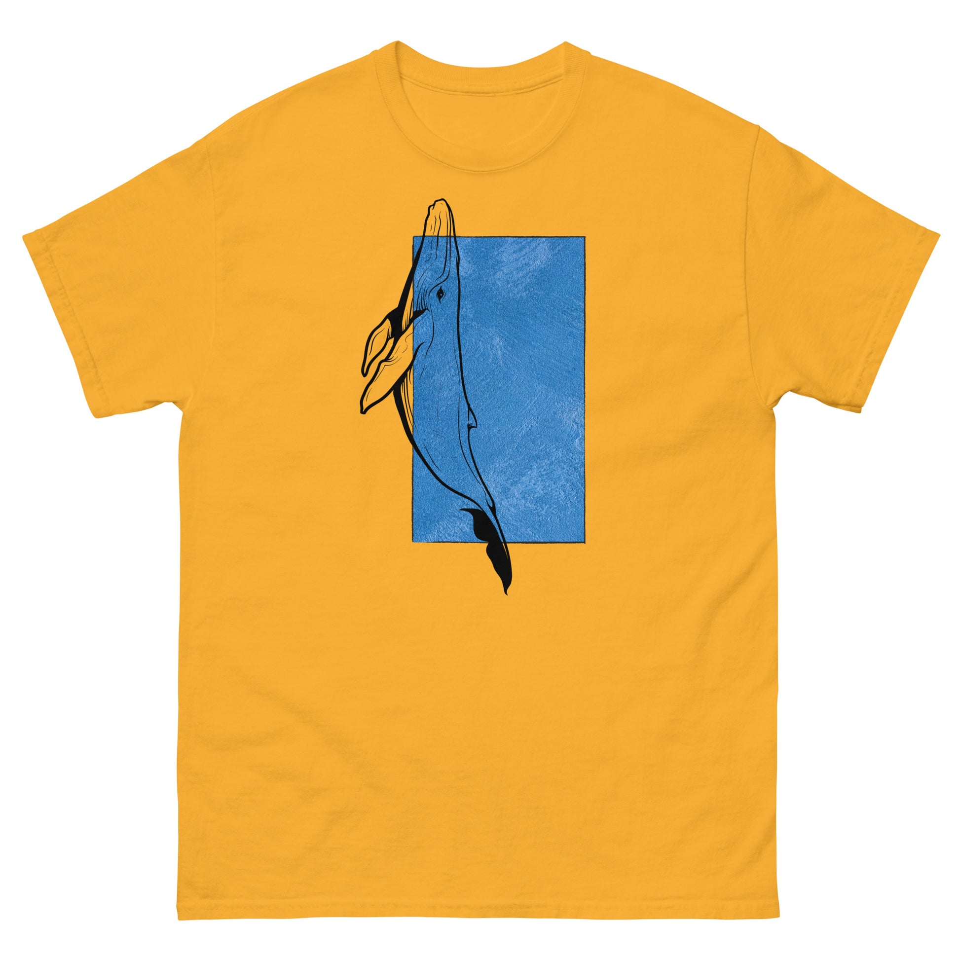 blue whale t-shirt