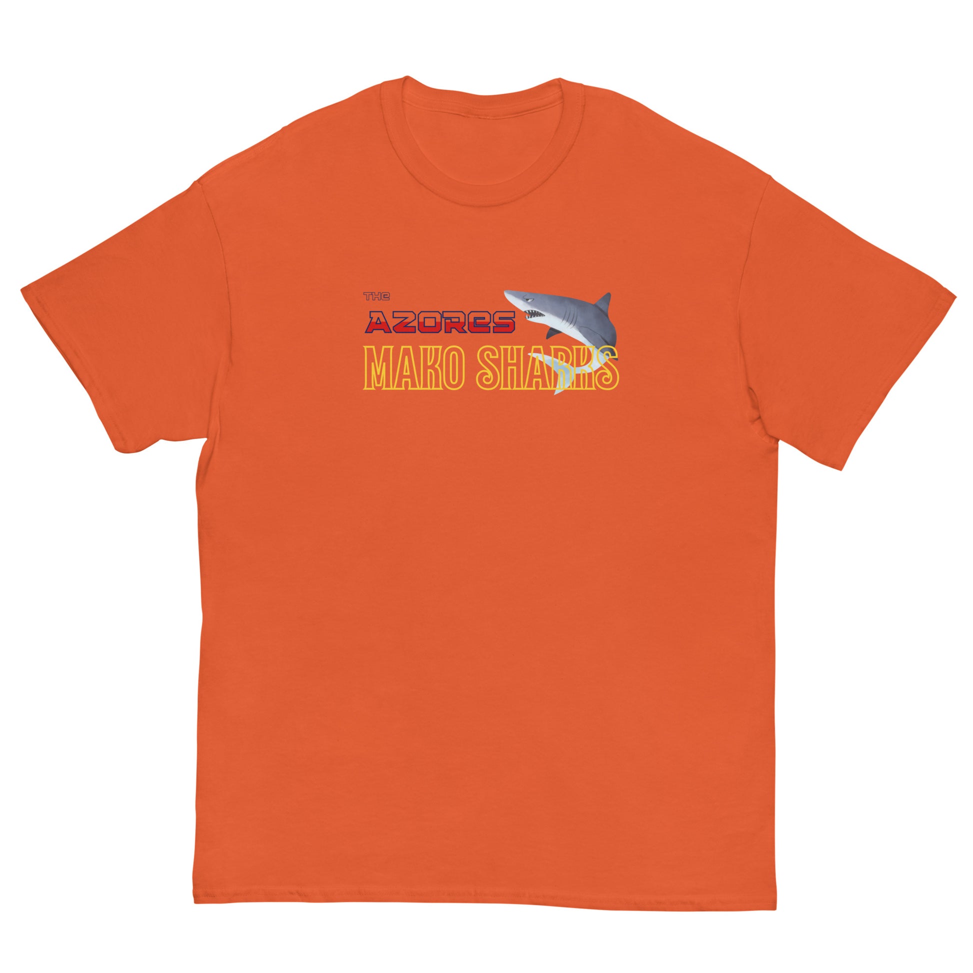 Azores Mako Sharks T-Shirts orange