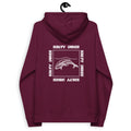 salty vibes whale print hoodie 
