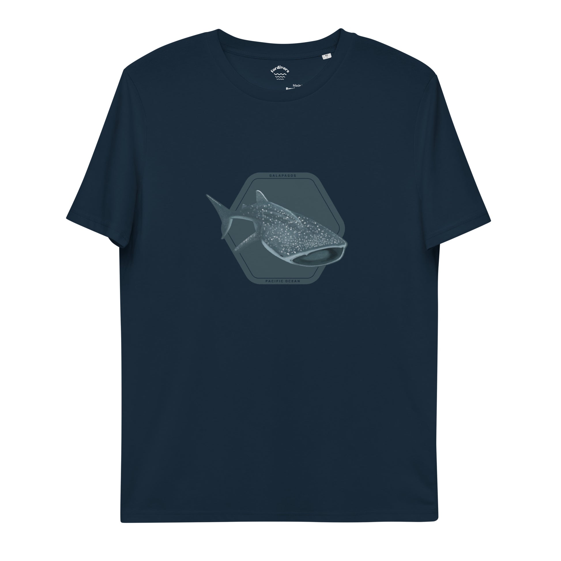 camiseta galápagos tiburón ballena