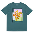 camiseta verda algodón corales