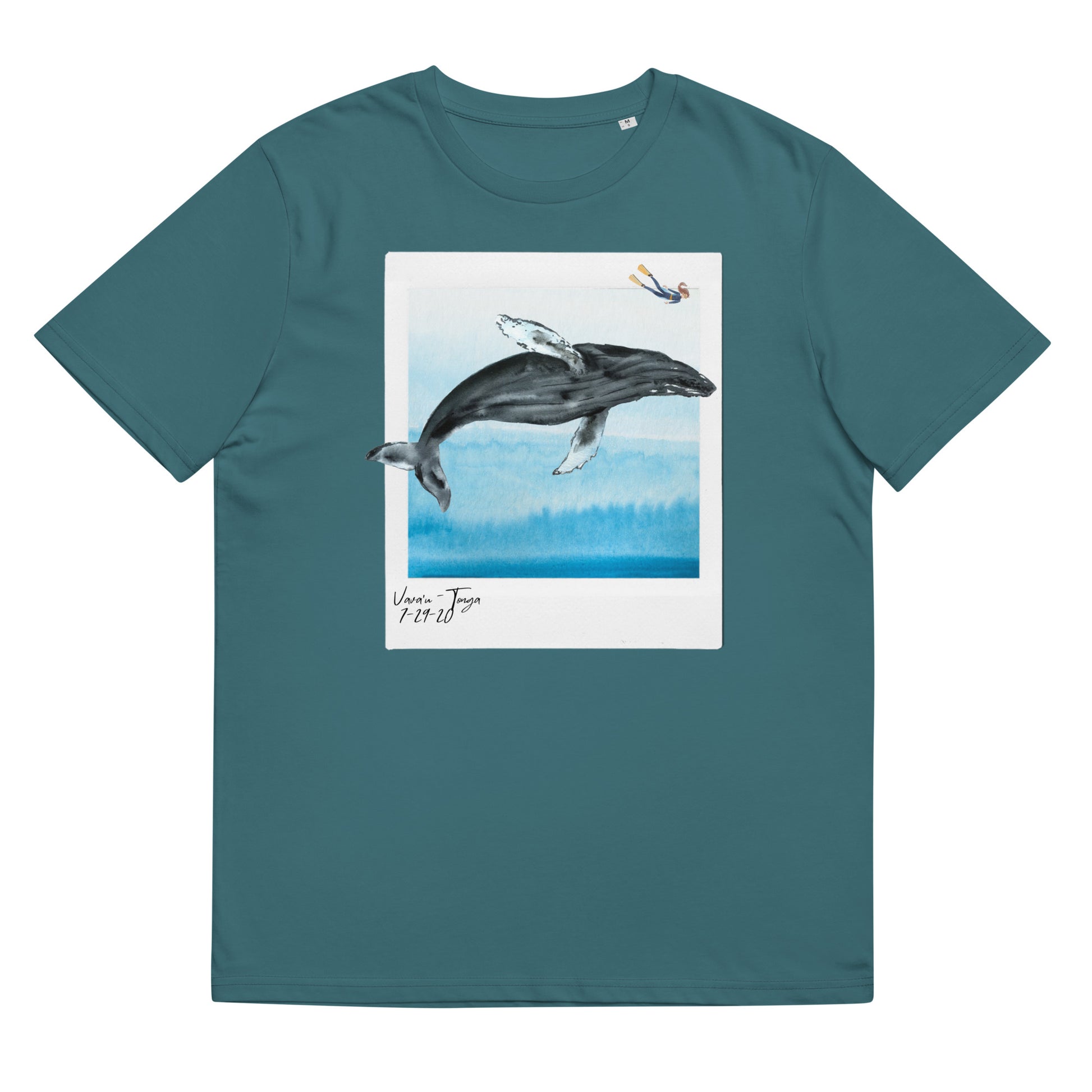 humpback whale t-shirt tonga 