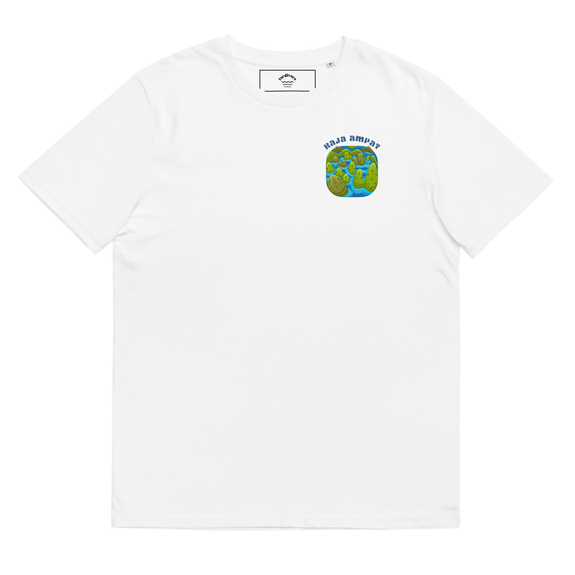 camiseta blanca buceo raja ampat