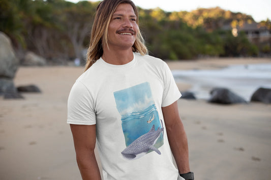 Camiseta de Buceo con Tiburón Ballena Premium