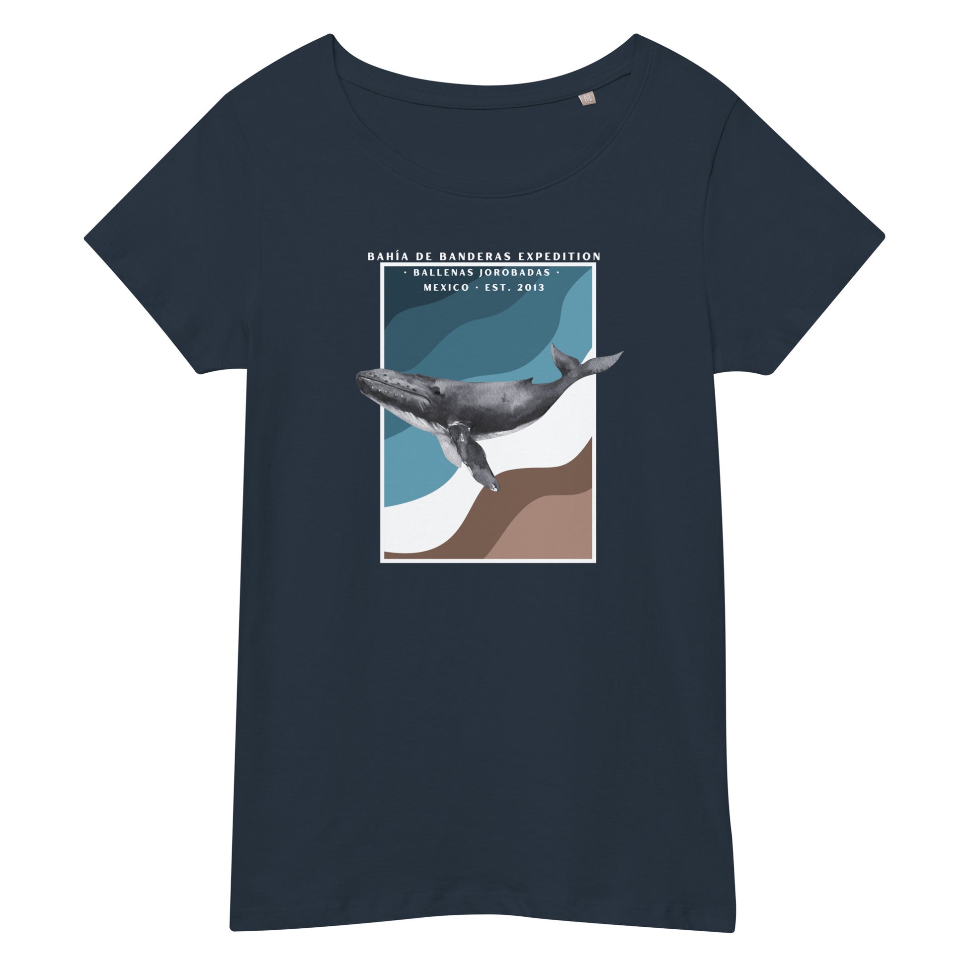 ballena jorobada camiseta mujer
