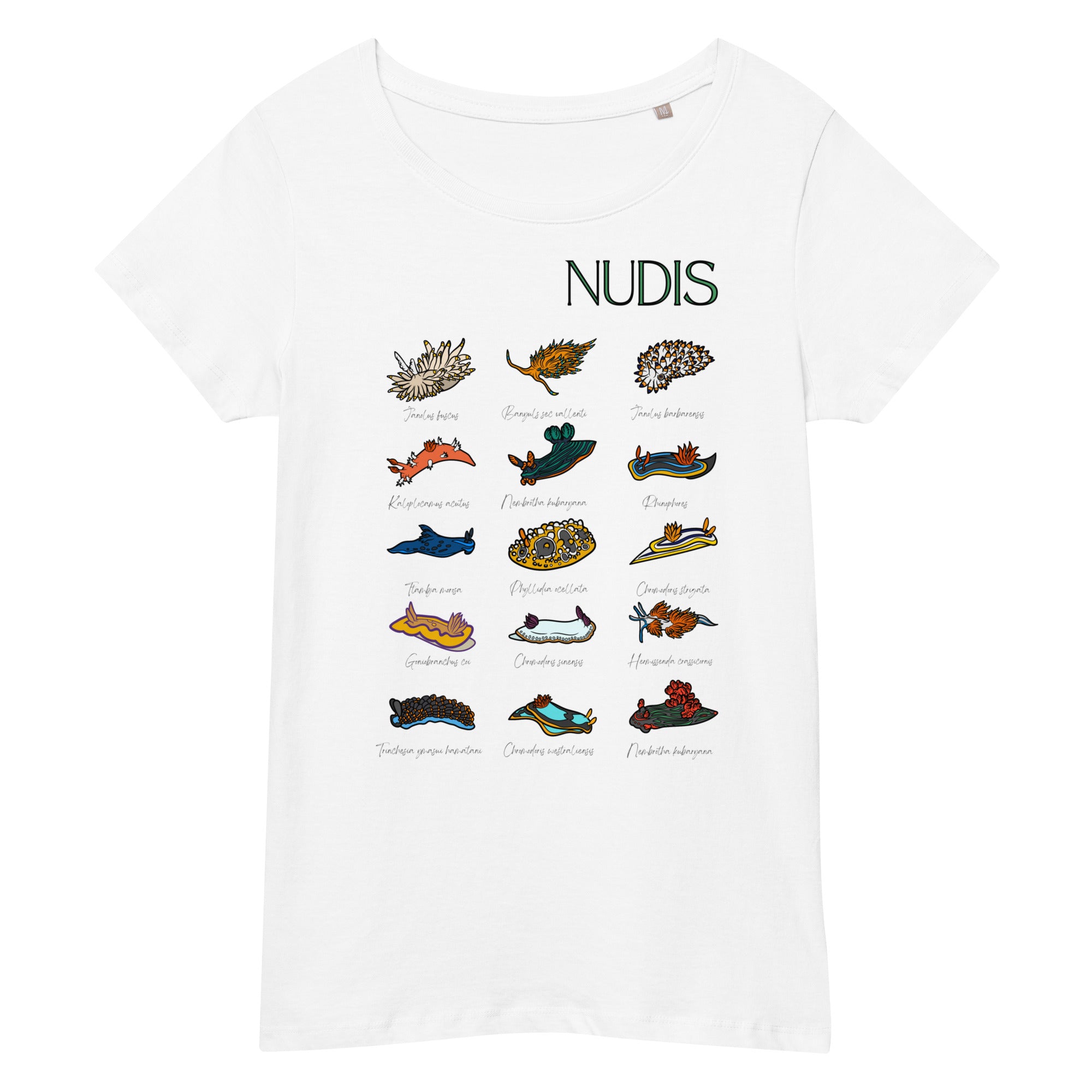 Camiseta Premium Nudibranquios Love 4 Nudis Mujer